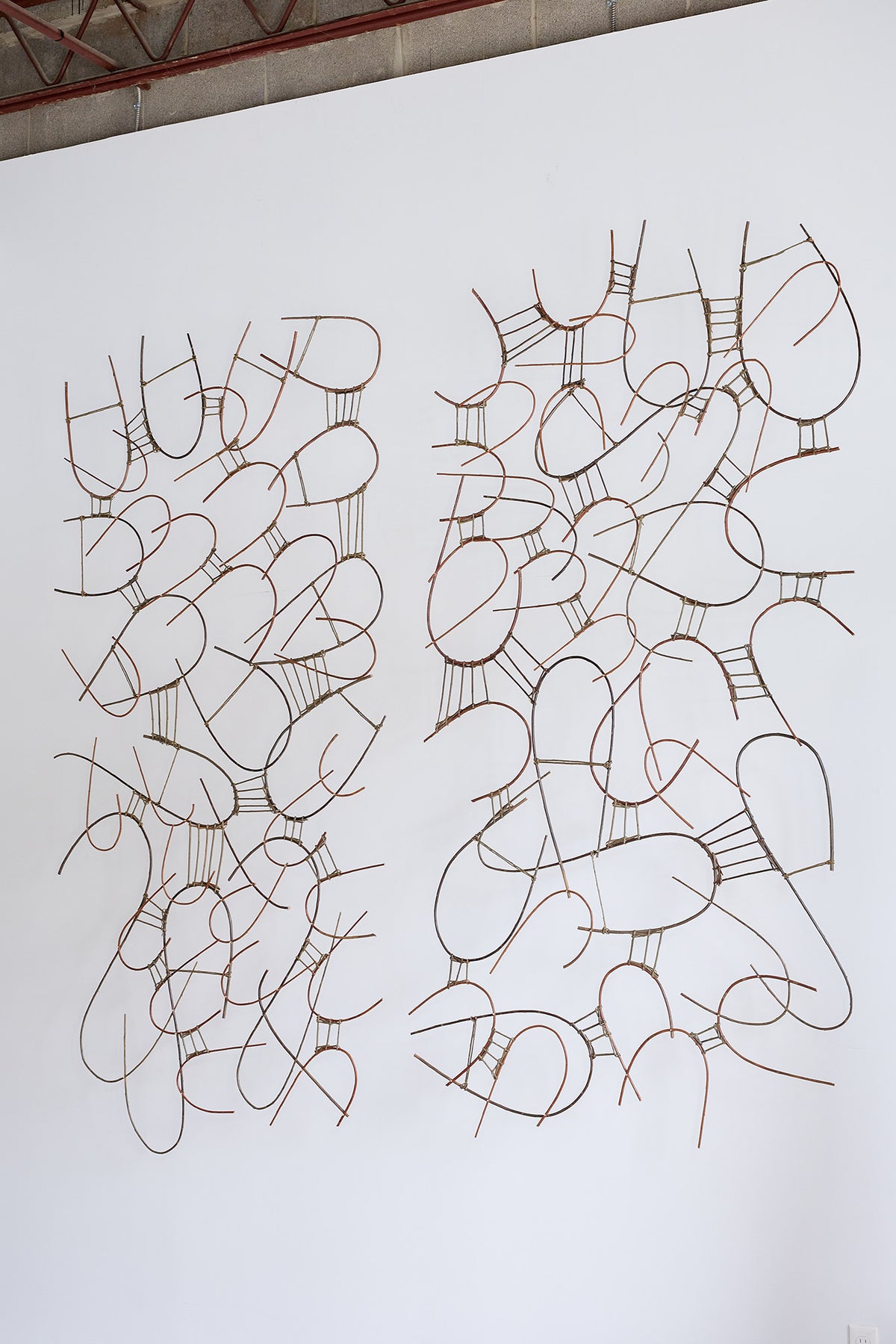 Sue Kirk| Swift Flight Path (2 panels)