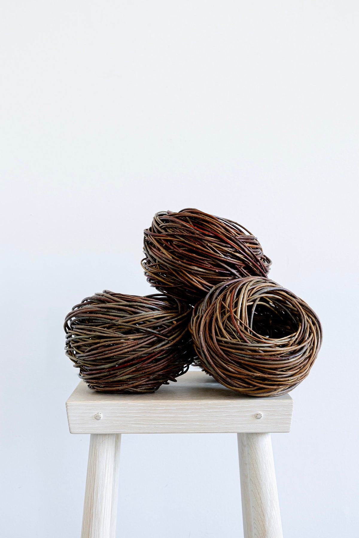 Sue Kirk | Pebble Baskets (Nests made from Willow)