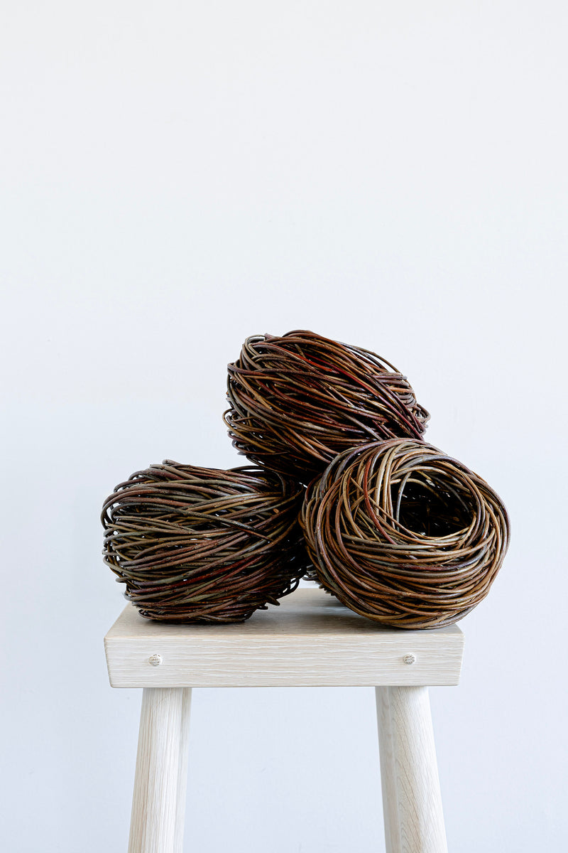 Sue Kirk | Pebble Baskets (Nests made from Willow)
