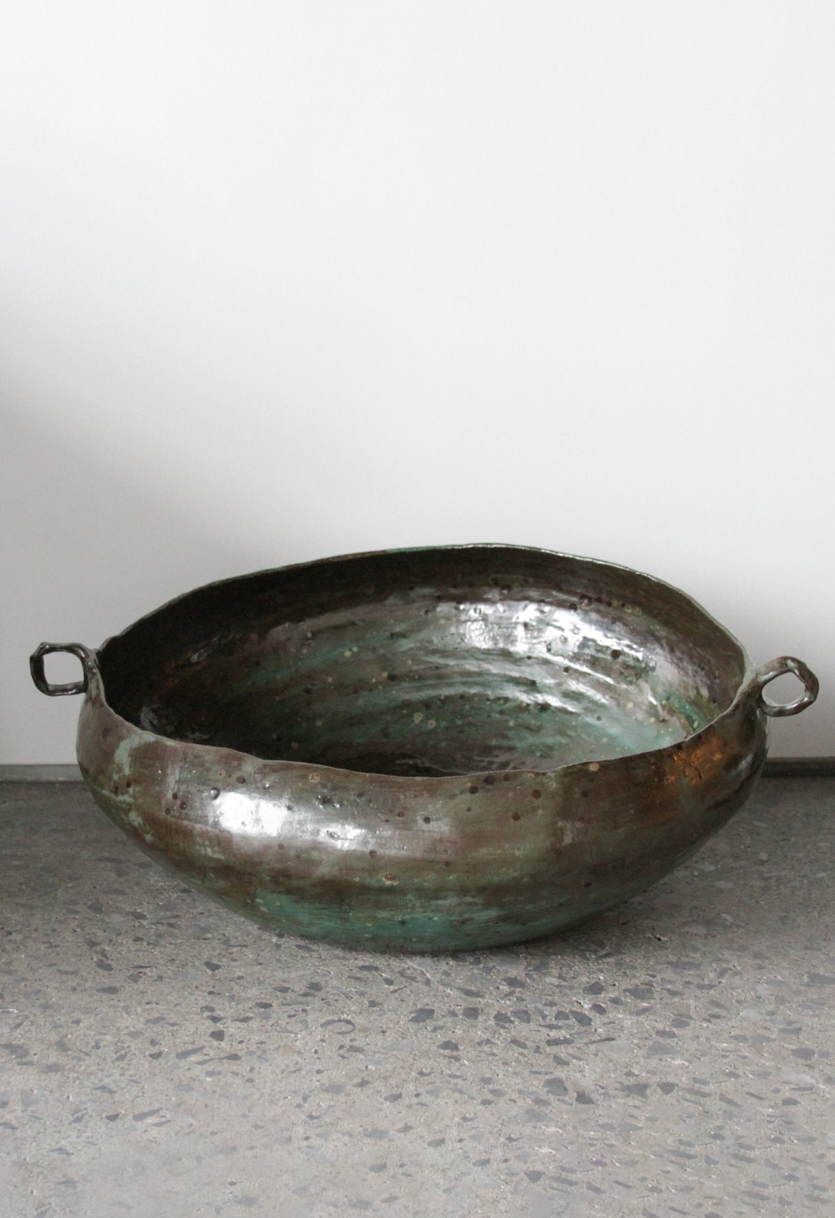 Julia Dankov Green Black Bowl No. 14