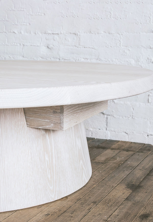 Stave Coffee Table with Drawer